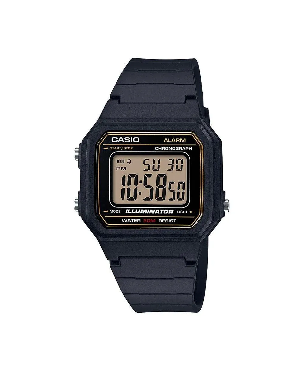 Reloj Casio Caballero W-217H-9AVDF Digital Resina Negro