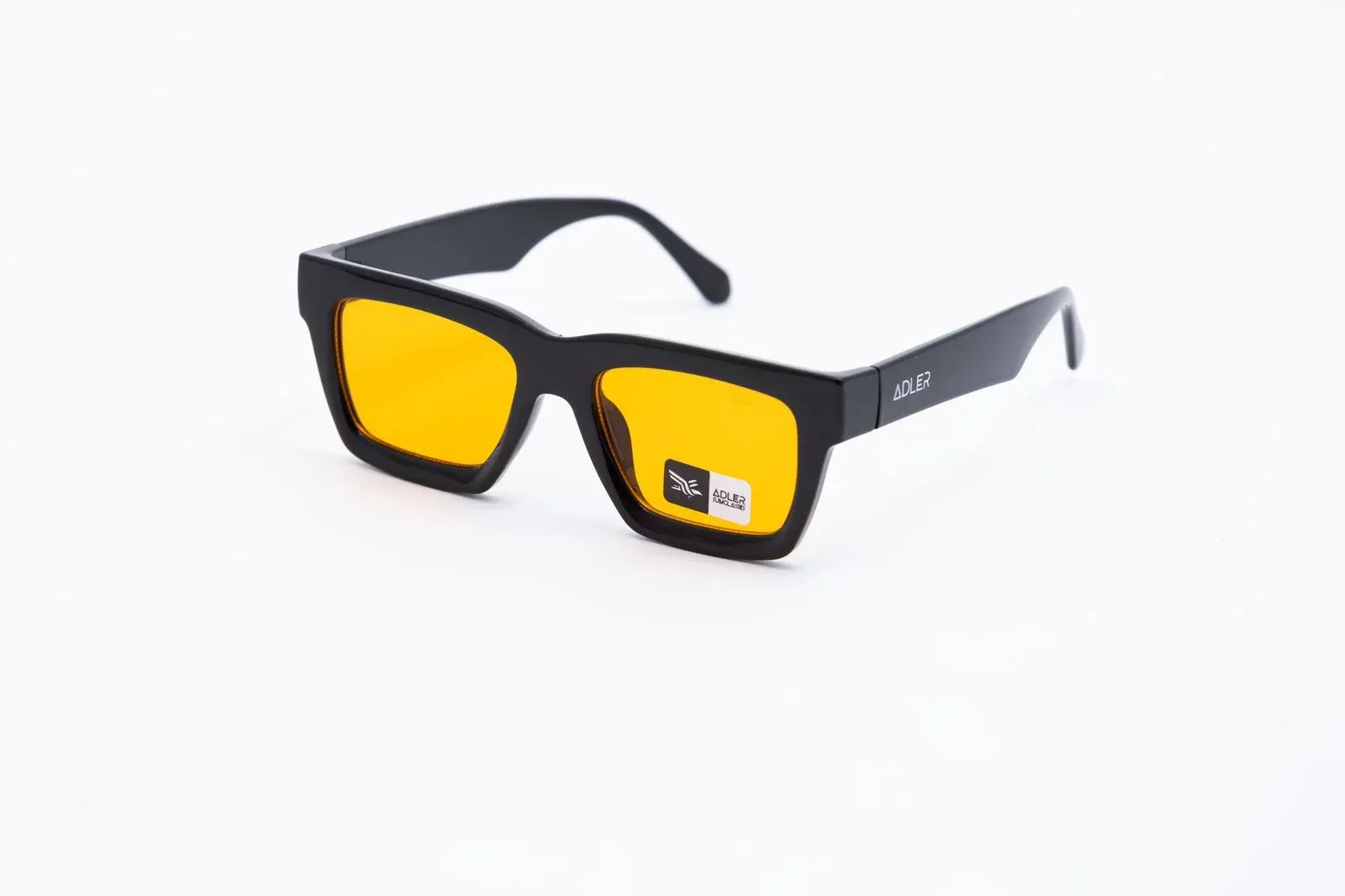 Gafas De Sol Adler AD916-15 Marco Negro Lente Amarillo