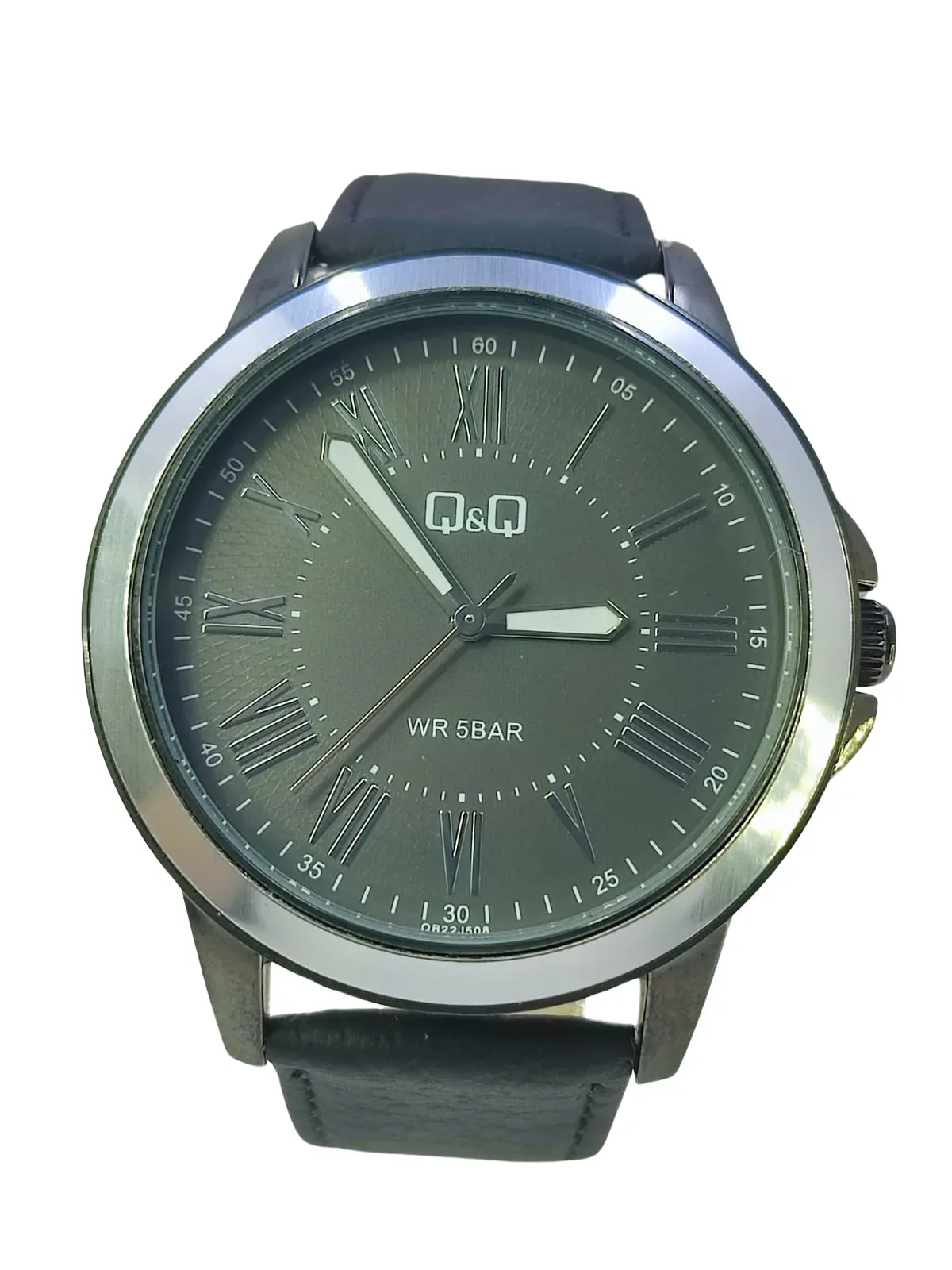 Reloj QyQ Q&Q  Pulso Cuero Negro QB22J508Y Hombre