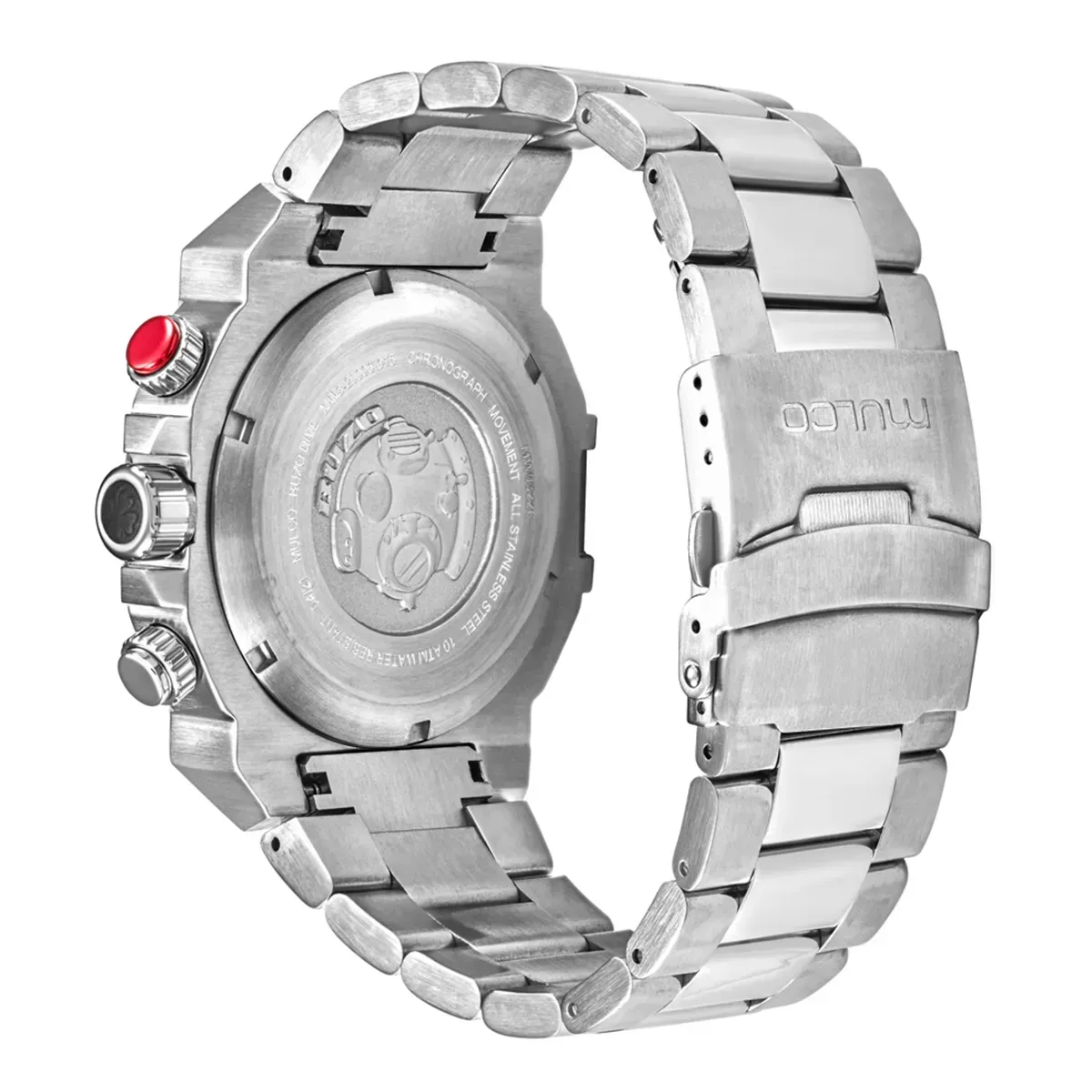 Reloj Mulco Hombre MW320006015 Pulso Acero Inoxidable Plateado Fondo Negro