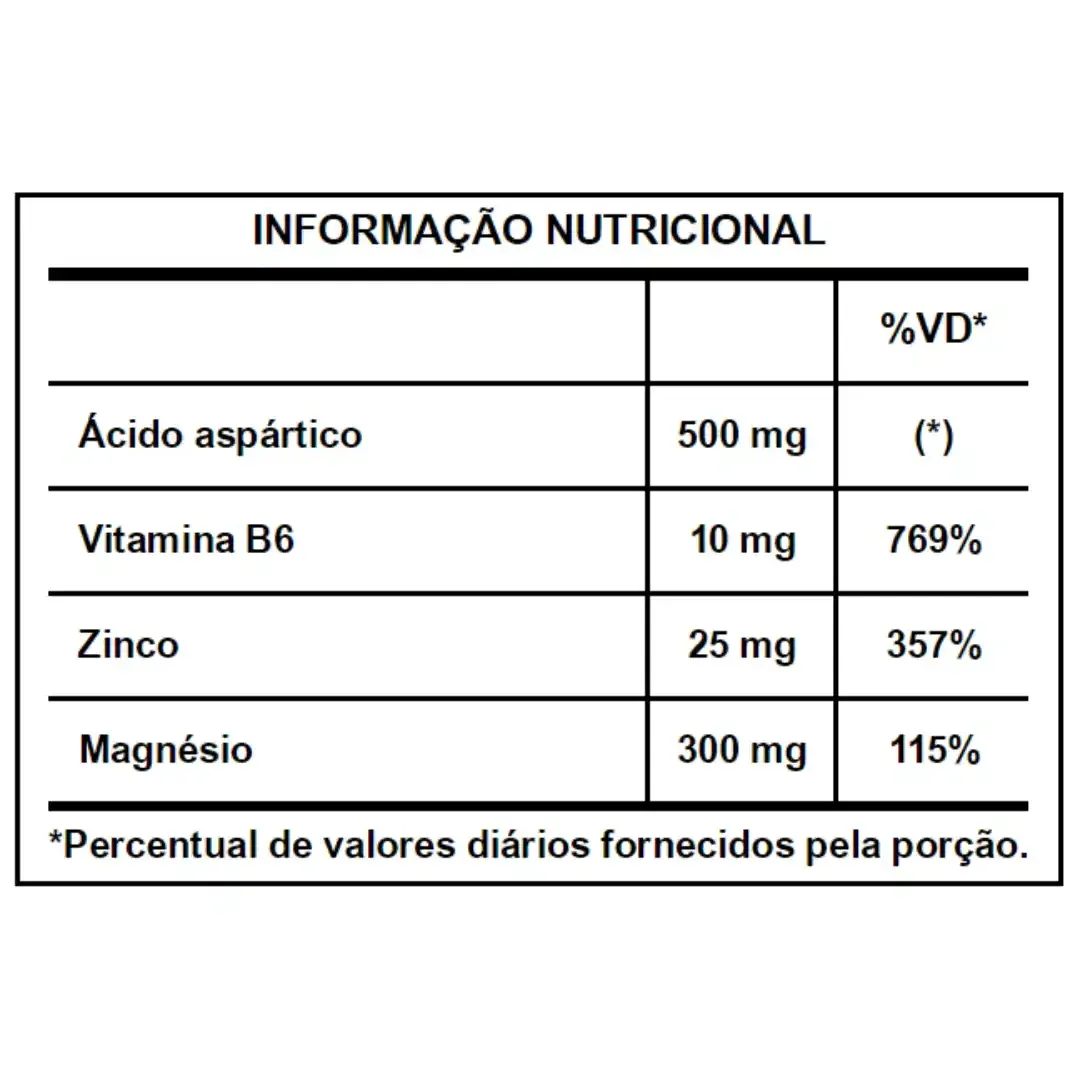 ZMA Testo Booster 60 Capsulas Integral Medica 