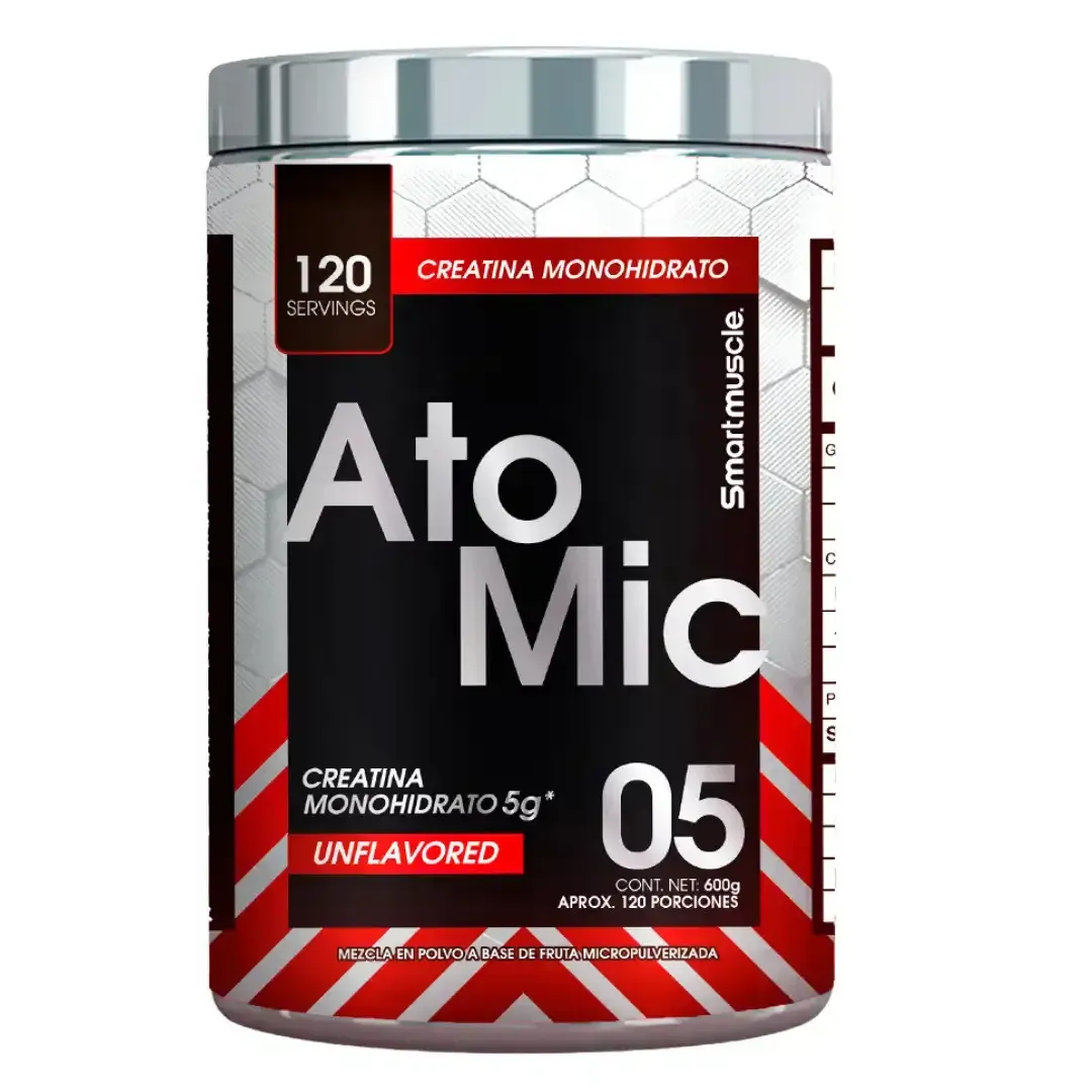 Creatina Atomic Monohidrato 600 Gramos Smart Muscle