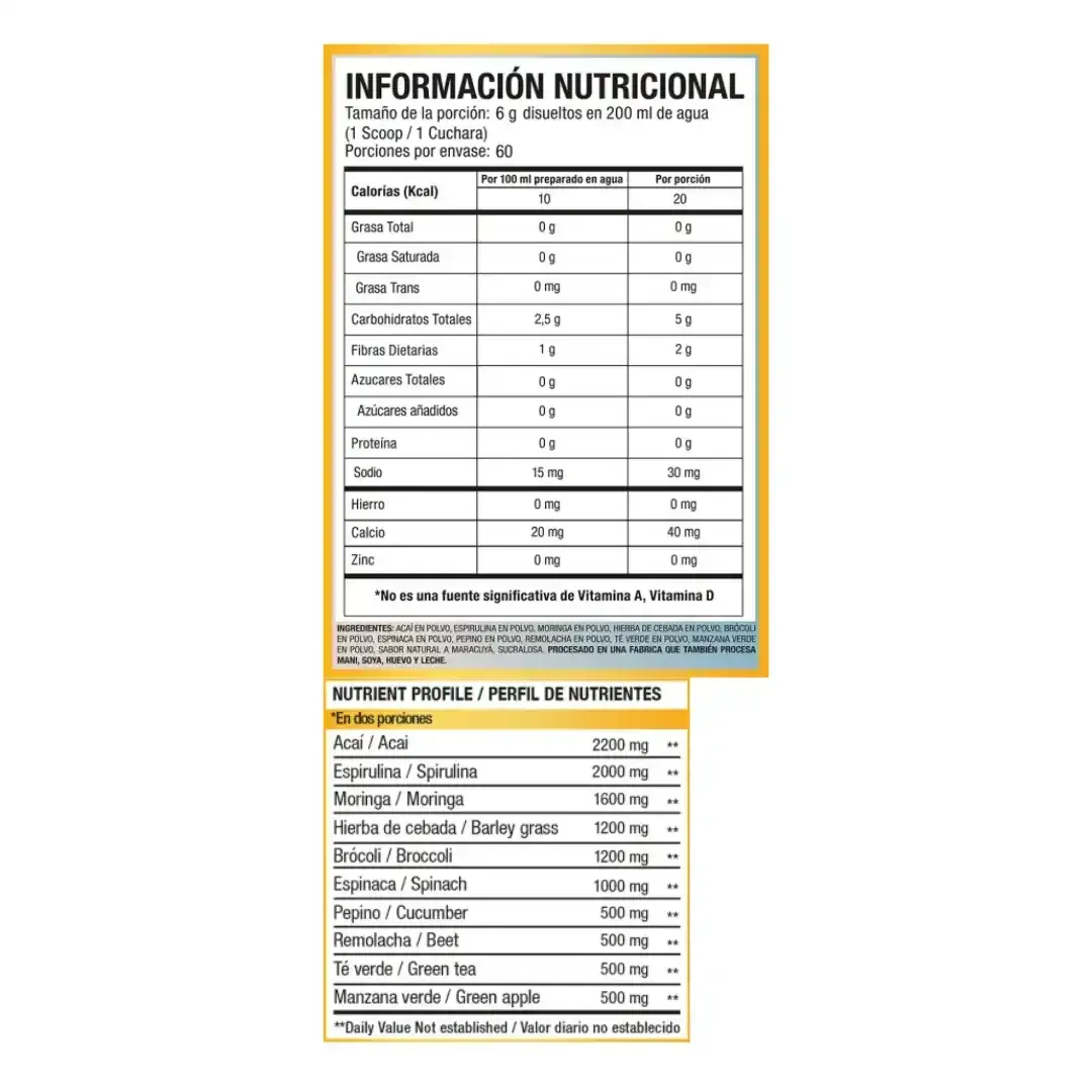 Green’s Mix 60 Servicios Macroblends