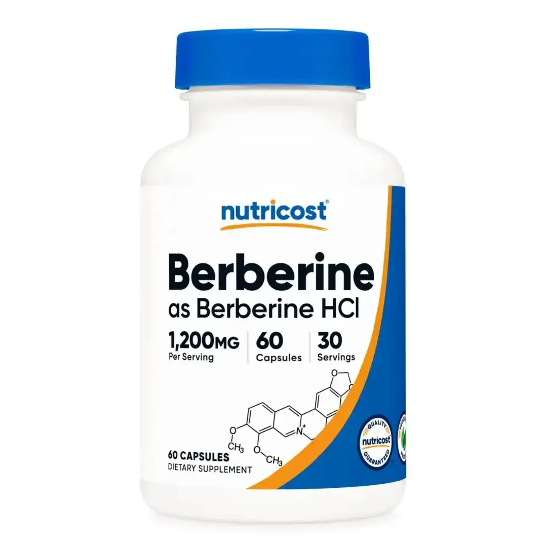 Berberina 1200 Mg 60 Capsulas Nutricost