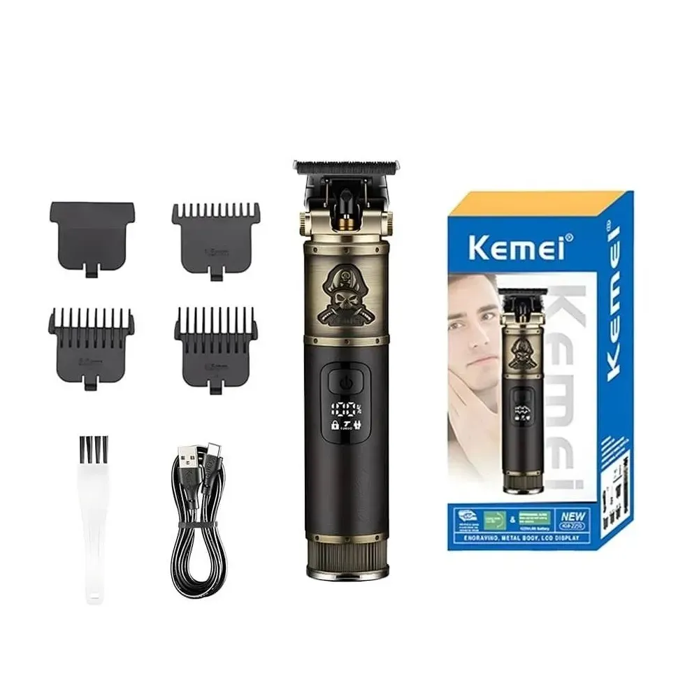 Máquina Cortadora De Pelo Trimmer Recargable Kemei-2250