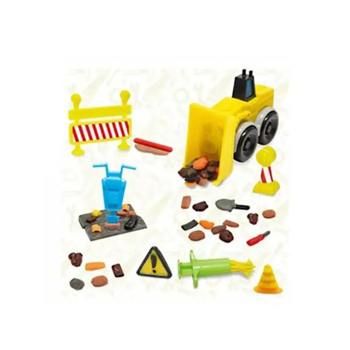 Kit De Plastilina Didactica Construcción Para Niños