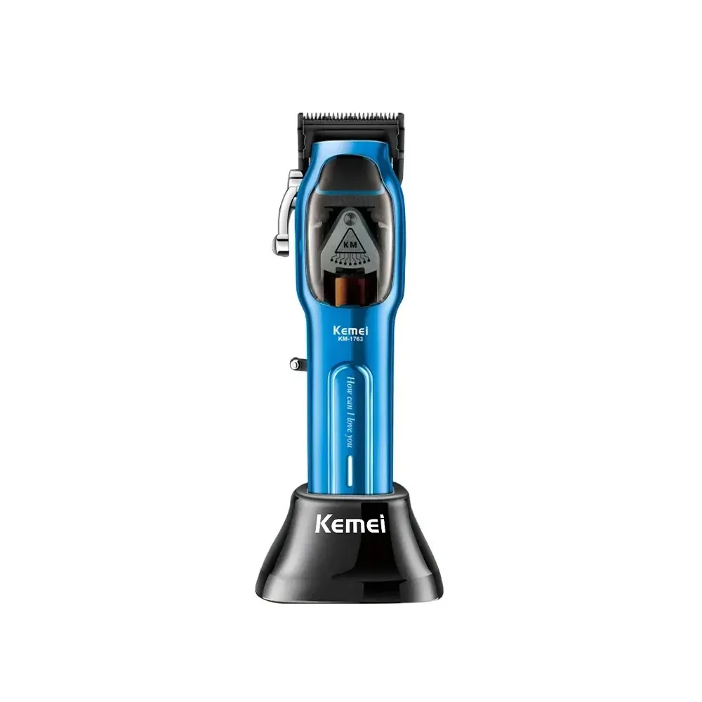 Maquina Para Cortar Cabello Profesional Kemei 1763 Recargable