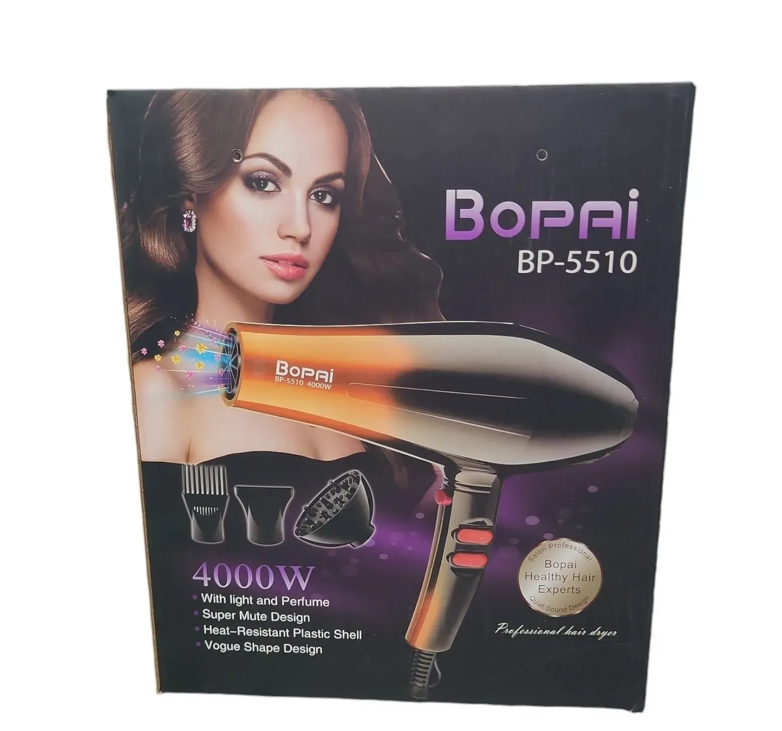 Secador Para Cabello Bopai BP-5510 4000W 3 En 1