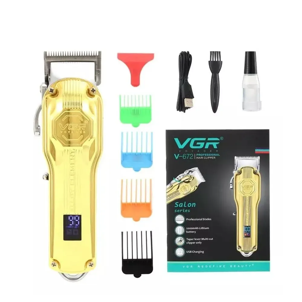 Maquina Cortadora De Cabello VGR Original E Inalambrica V-672