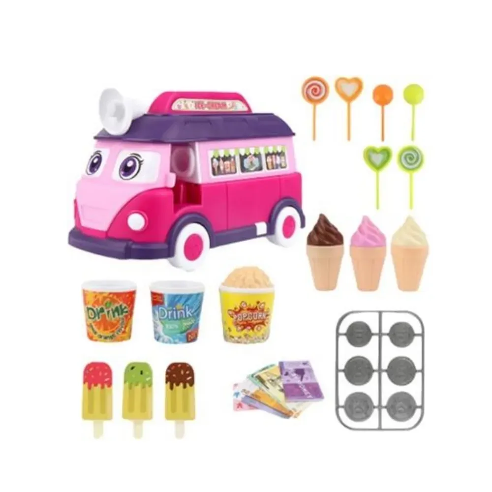 Carrito De Helados Dulces y Postres Niños Simulación De Ventas 1001-1