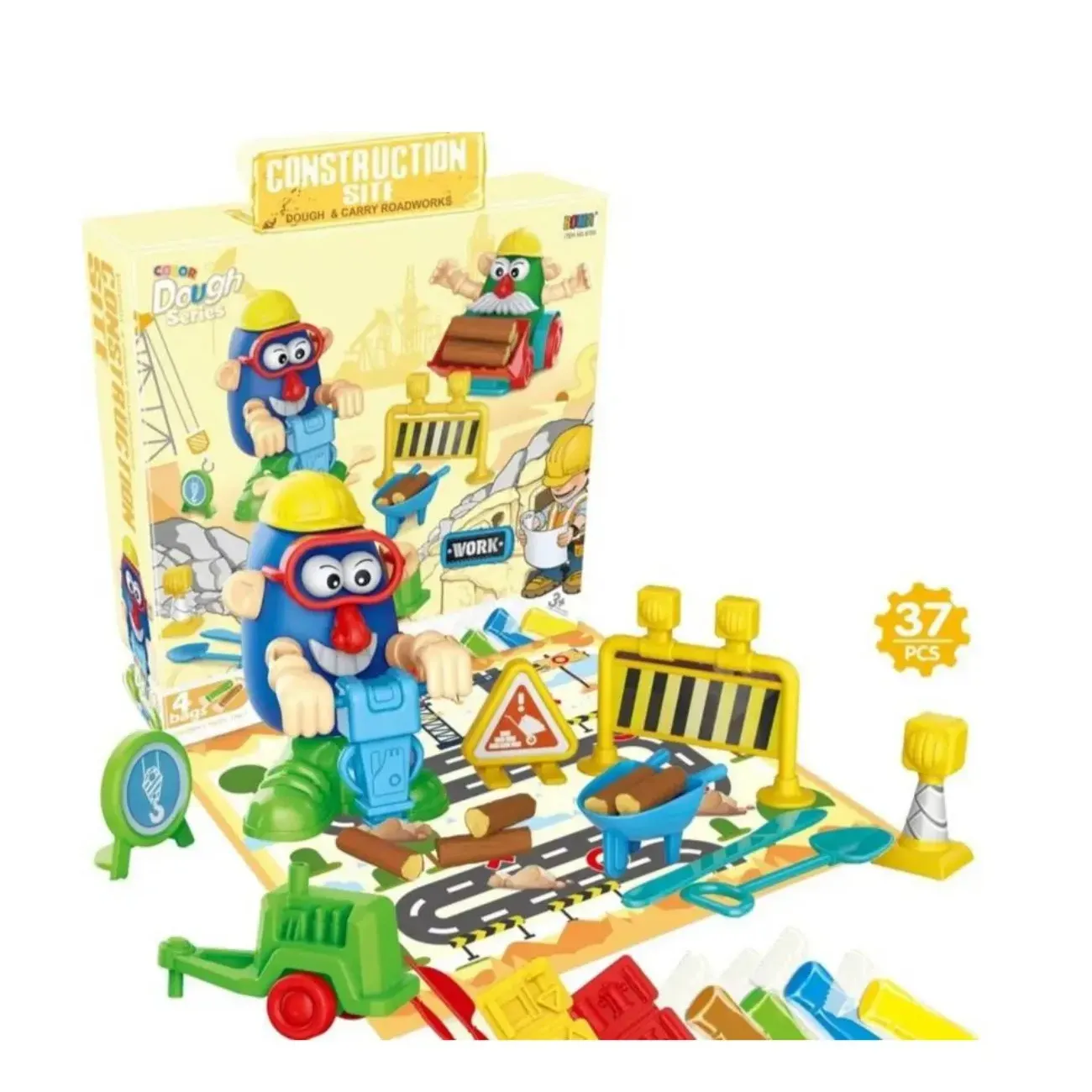 Set De Plastilina Juego Didactico Para Niños Construcción