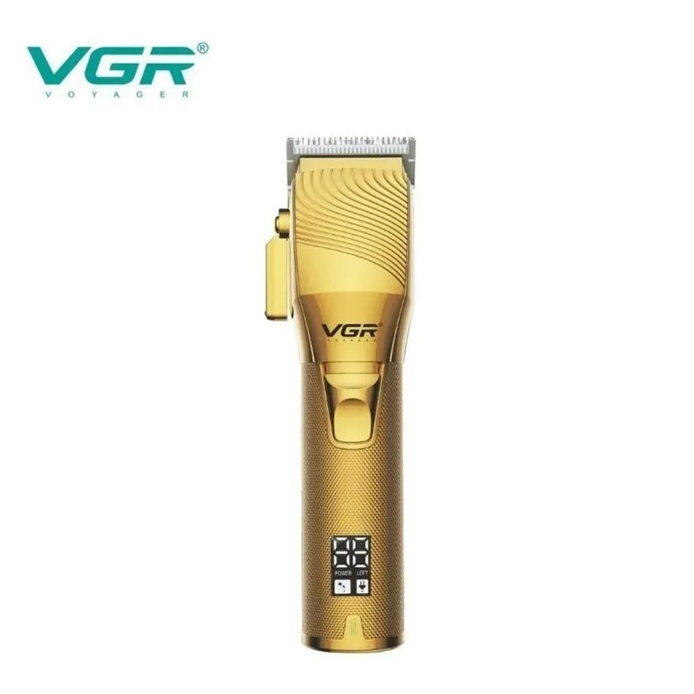 Cortadora De Pelo Barba Clipper VGR V-280 Display Led Usb Recargable