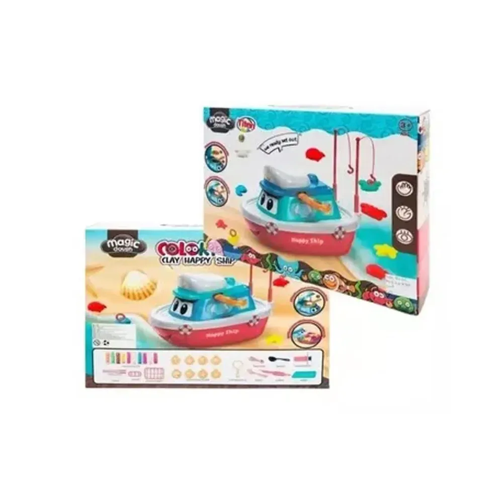 Juego Didactico Barco Set De Plastilina 8625