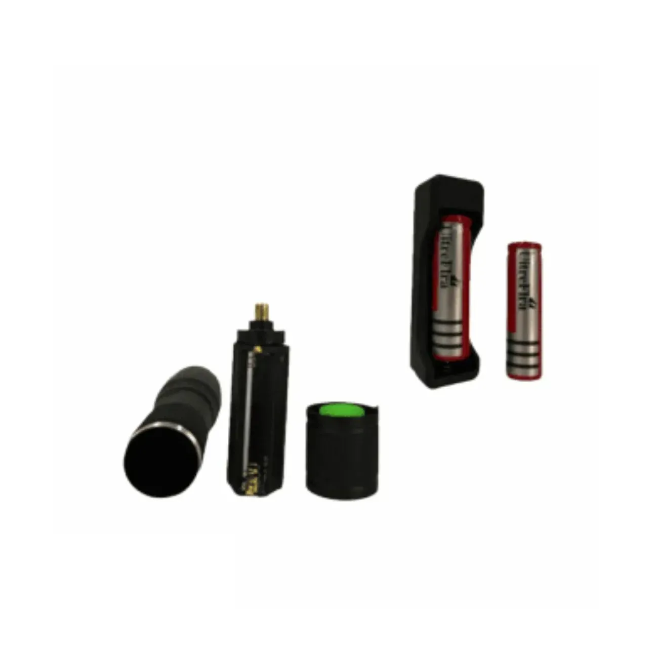 Linterna Recargable Con Estuche Kit Completo Con Baterias Recargables