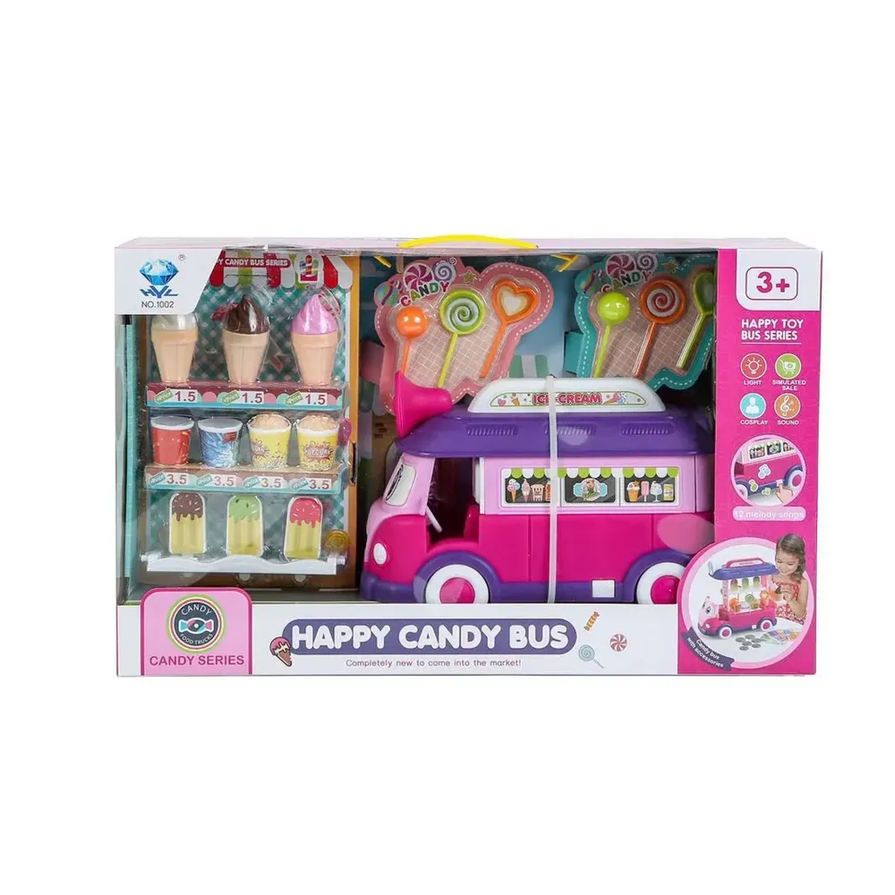 Carrito De Helados Dulces y Postres Niños Simulación De Ventas 1001-1