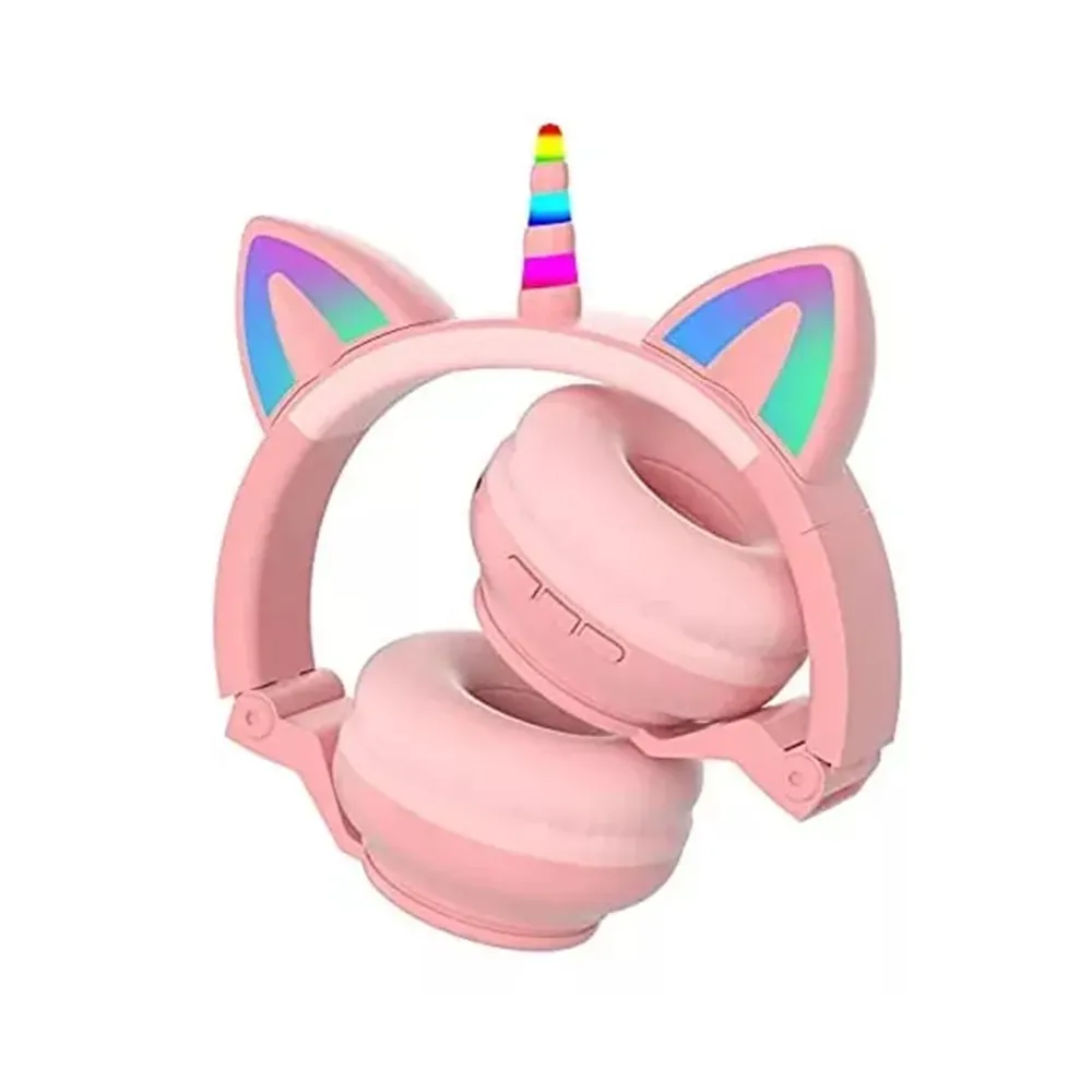 Auriculares Inalámbricos Bluetooth Unicornio Fantasy Rosa