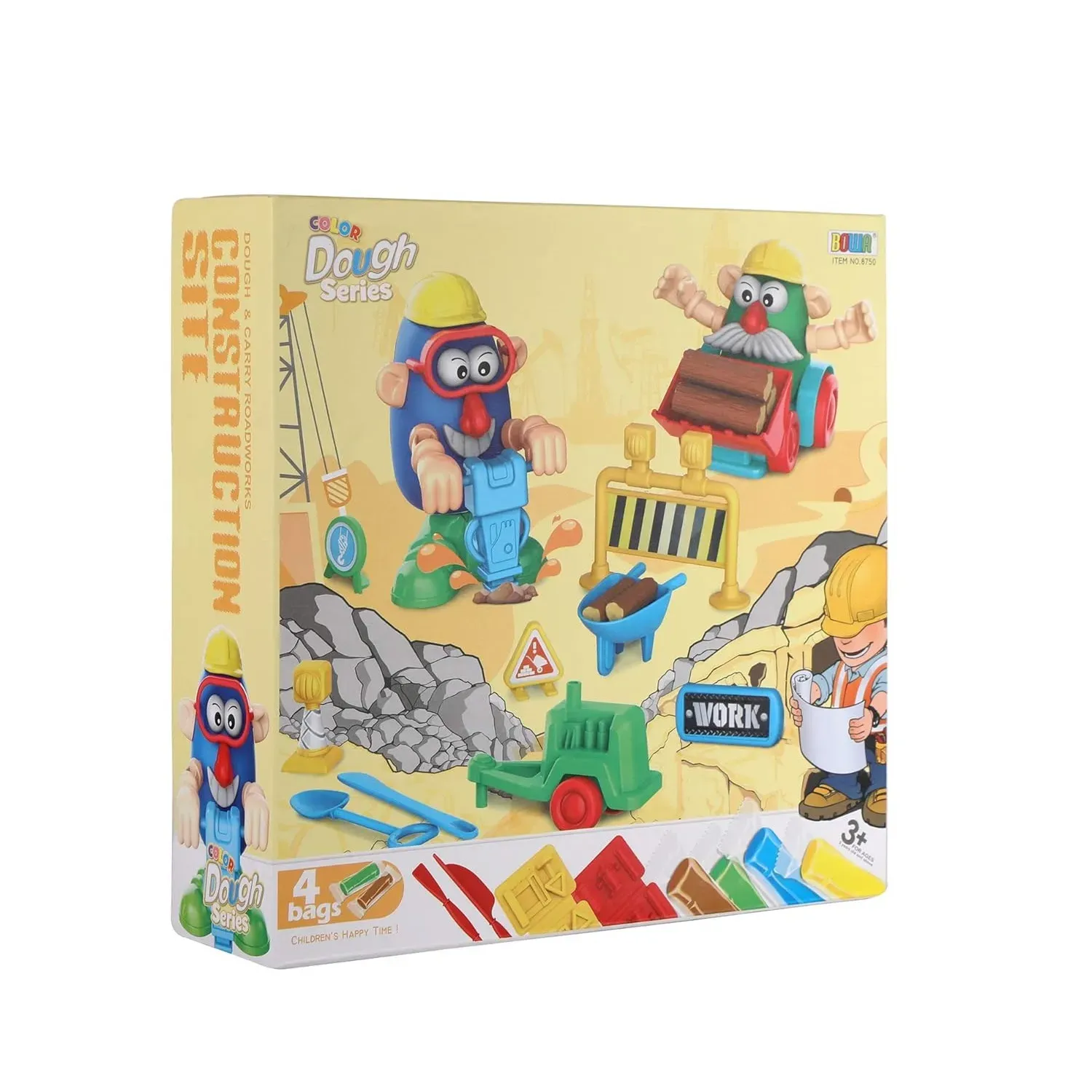 Set De Plastilina Juego Didactico Para Niños Construcción