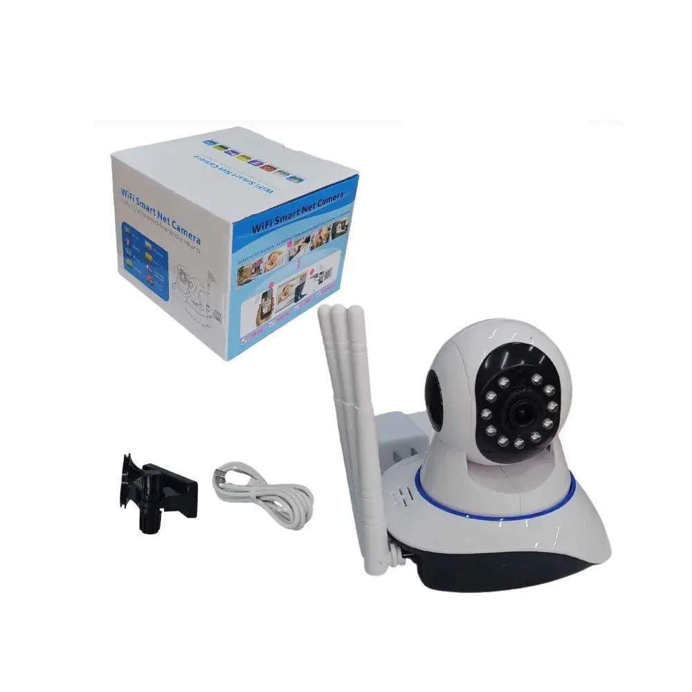 Camara De Seguridad Robotica Con Wifi 3 Antenas Q5X