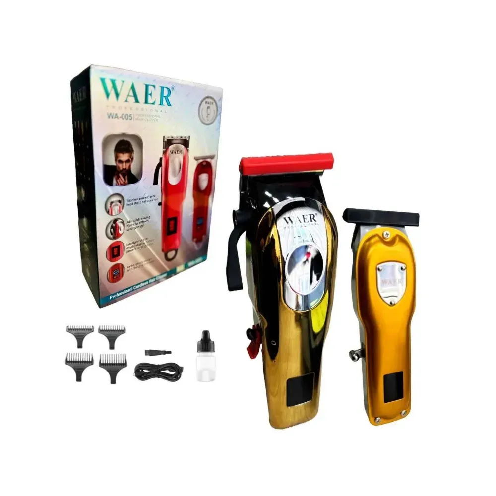 Kit Maquinas Para Cortar Cabello Profesional Set WA005