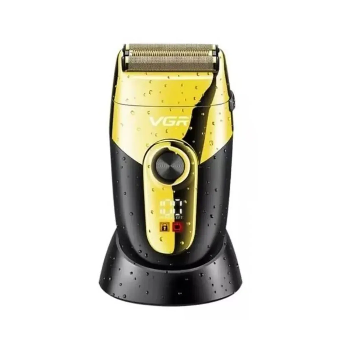 Afeitadora Recargable Inalambrica Barbera VGR V383 Shaver Con Pantalla