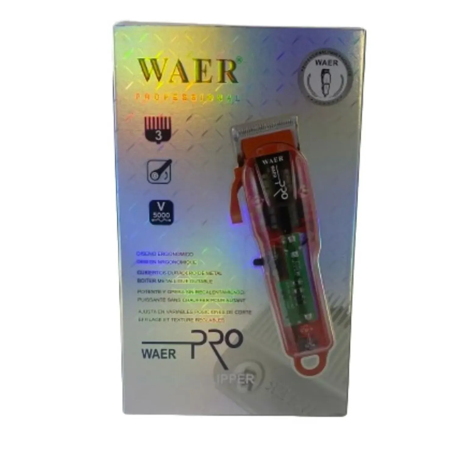 Maquina Recortadora De Cabello  WAER WA-08184 Inalambrica