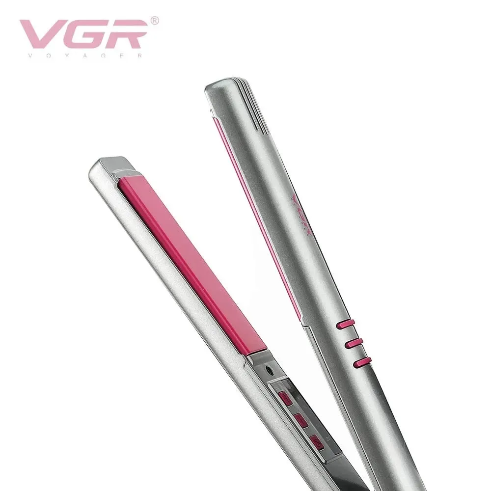 Plancha Para Cabello VGR V-580 Con Revestimiento Cerámico 