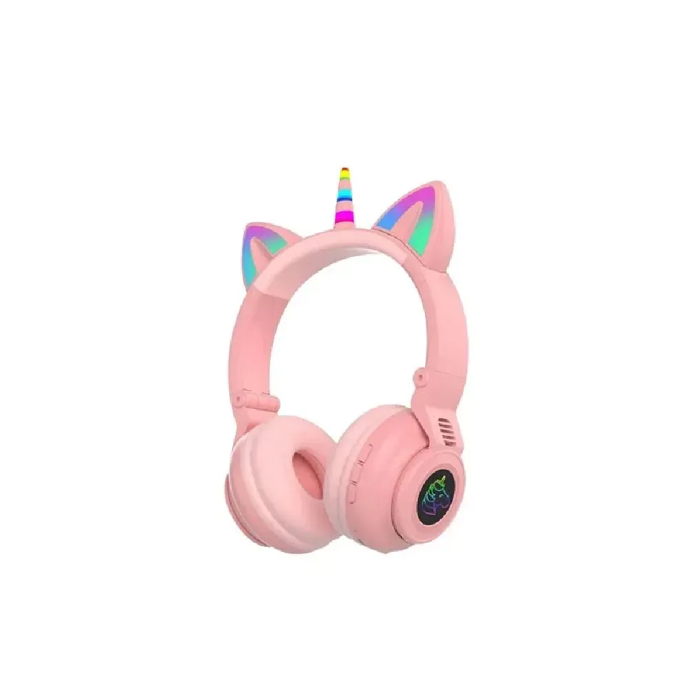 Auriculares Inalámbricos Bluetooth Unicornio Fantasy Rosa