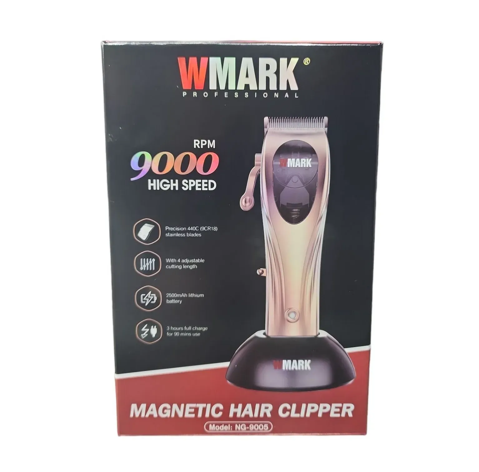 Maquina Para Corte De Cabello Original E Inalambrica WMARK-9005