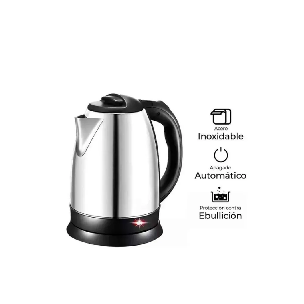 Cafetera Electrica 2 Litros Acero Inox 1500 W A528