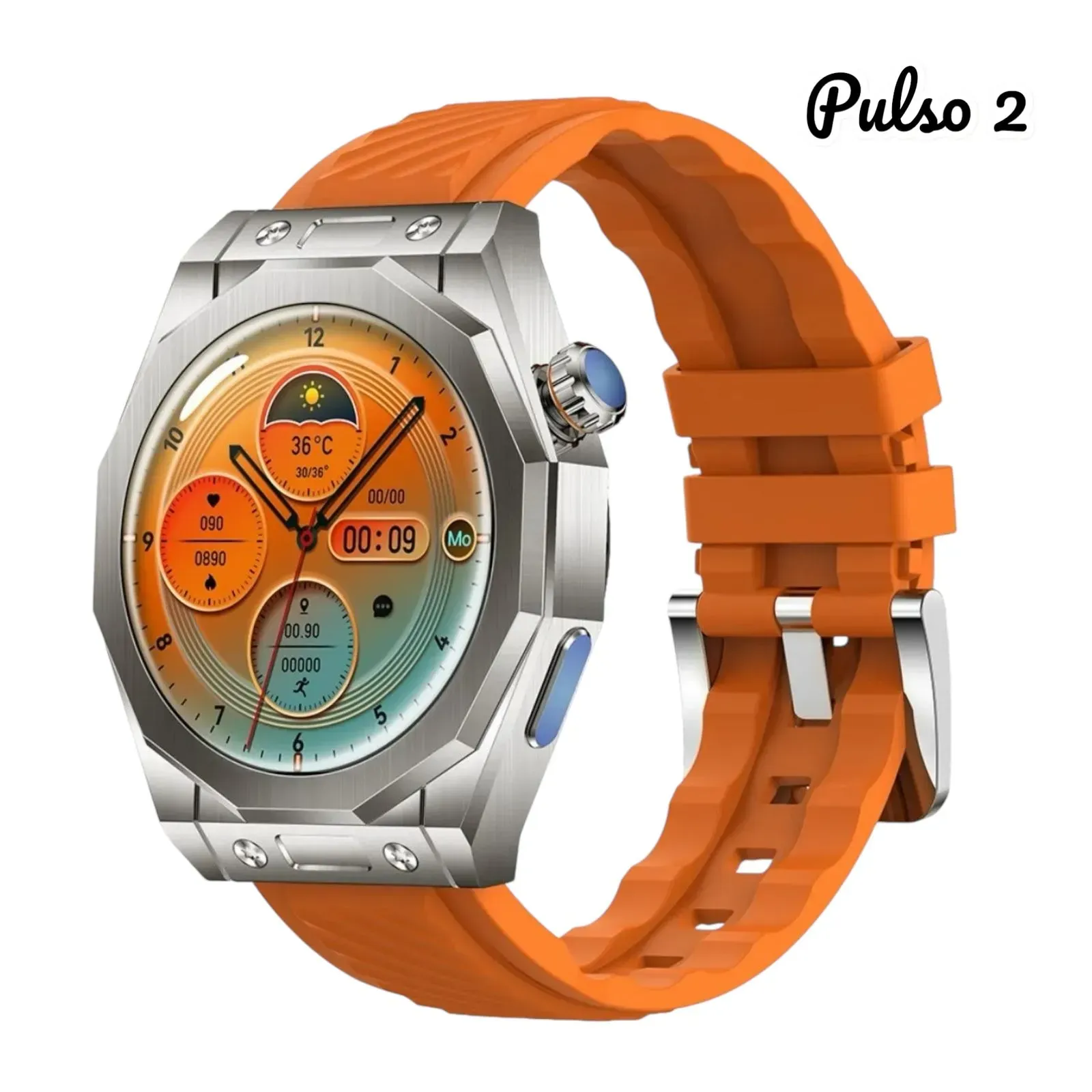 Reloj Inteligente Smartwatch + 3 Pulsos 