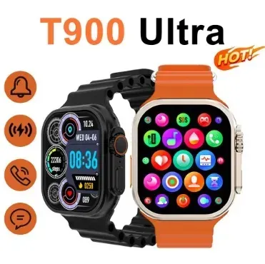 Reloj Smartwacth Inteligente T 900 + Audífonos Ambie Inalámbricos 