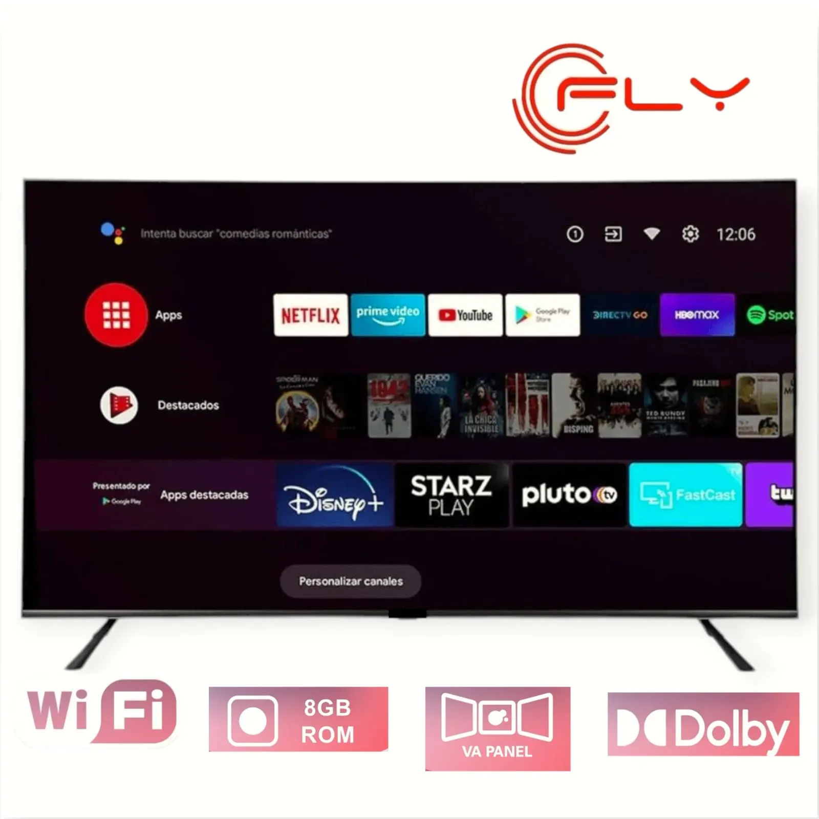 Televisor Smart Tv 43’’Pulgadas FHD Fly 