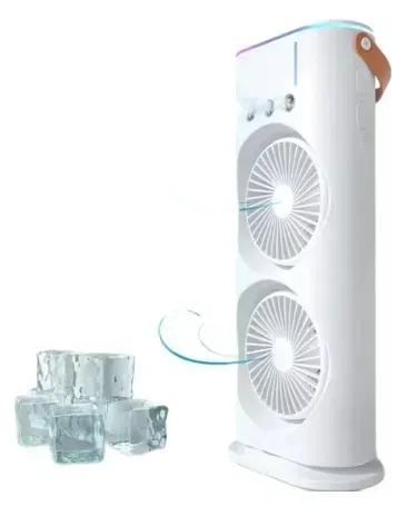 Ventilador Doble  Con Enfriador 