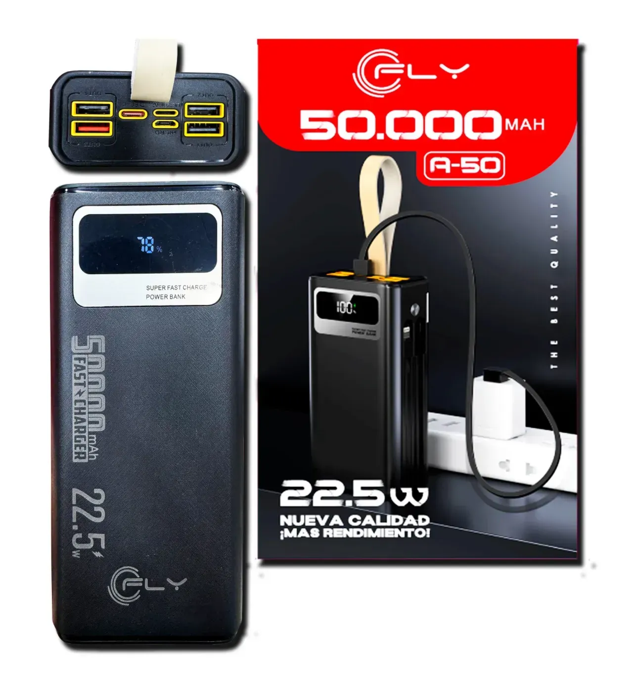 Power Bank 50.000 MAh A50 FLY