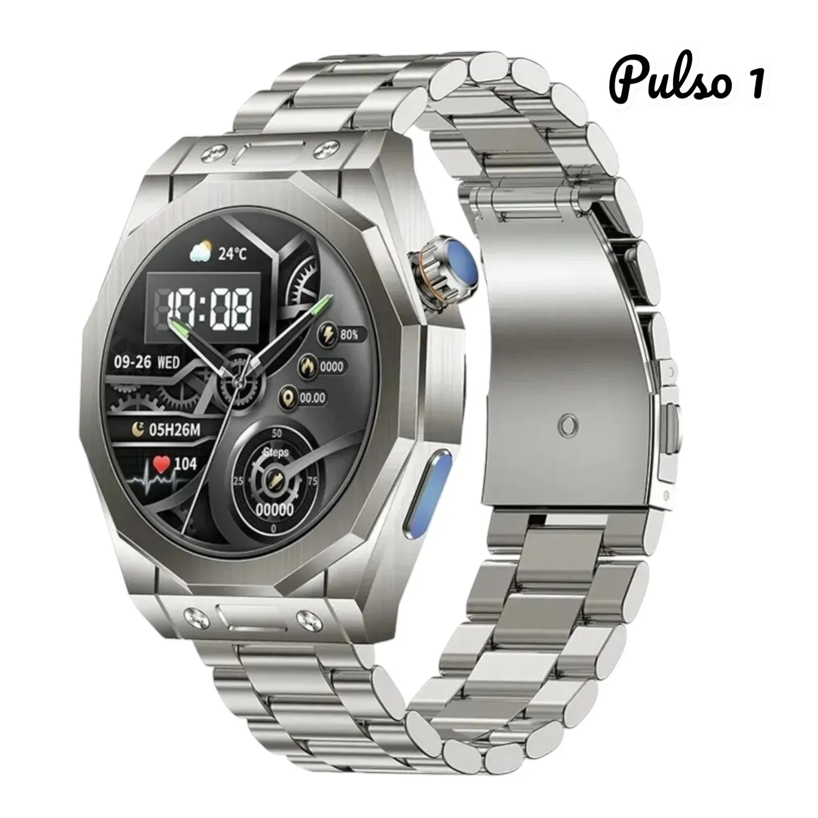 Reloj Inteligente Smartwatch + 3 Pulsos 