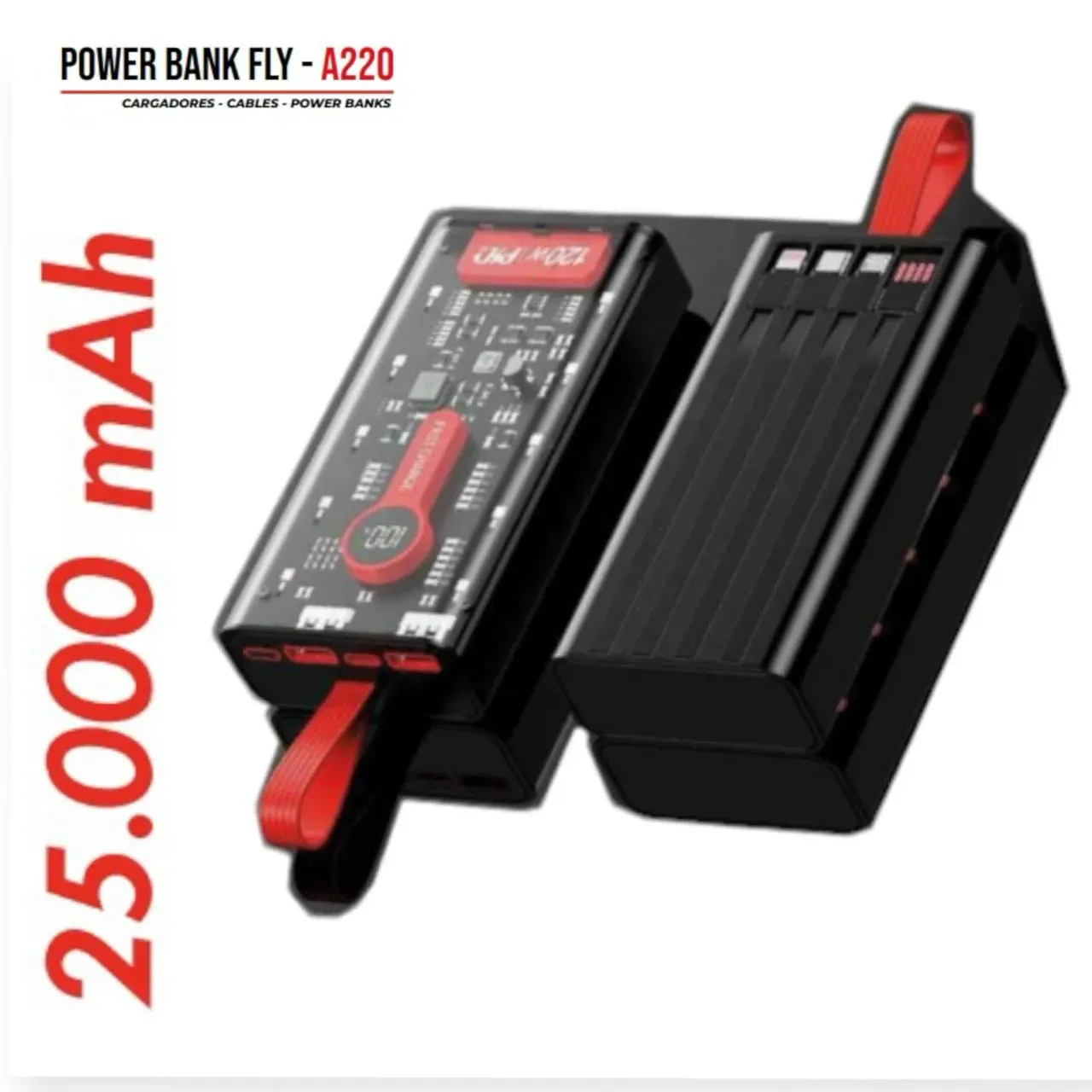 Power Bank 25000 MHA  A220 FLY 