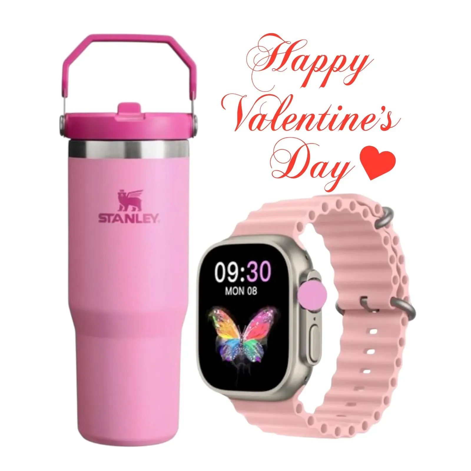  Termo Stanley 30 oz + Reloj ultra rosa