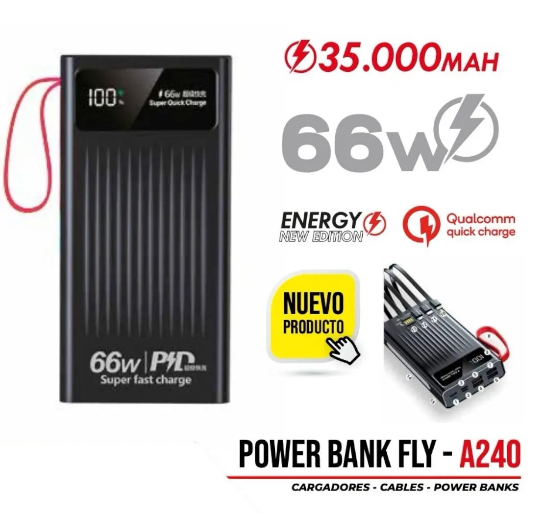 Powerbank 35.000 Mah A-240 Fly