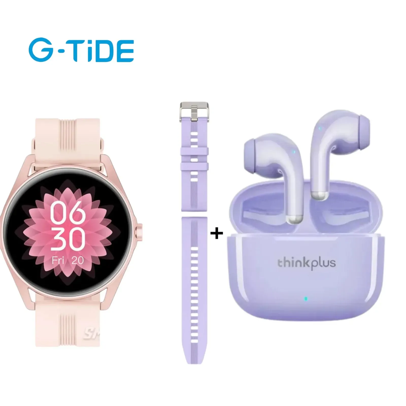 Combo Reloj Inteligente Smartwatch G-TIDE R3 + Audífonos Lenovo