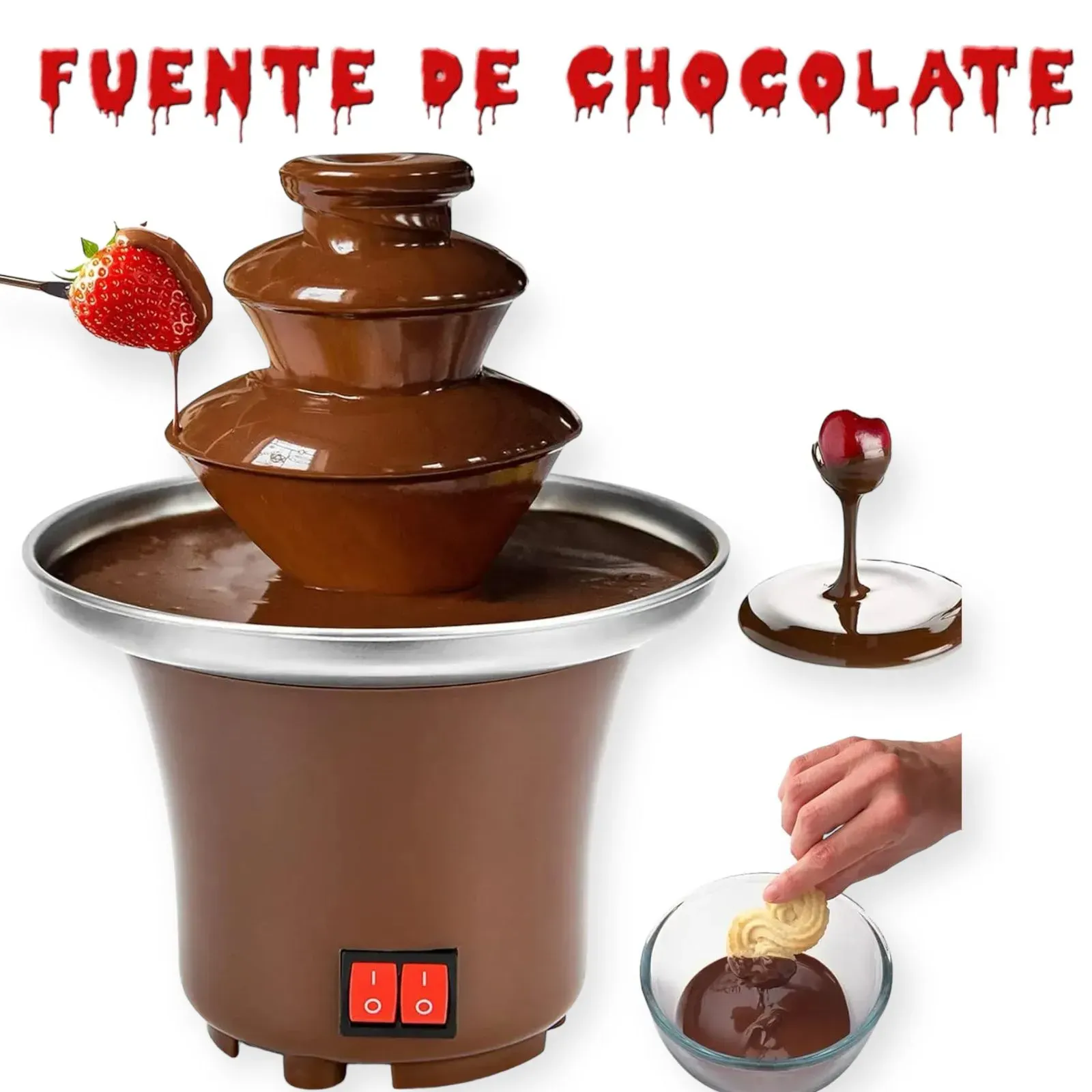 Fuente De Chocolate 3 Niveles