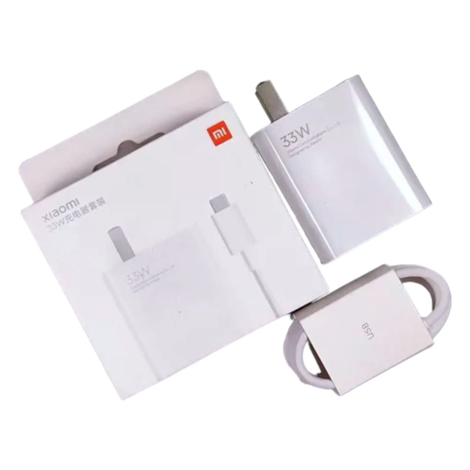 Cargador Xiaomi 33W Tipo C A USB 1.1