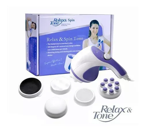 Masajeador Eléctrico Corporal Relax & Tone Color Azul