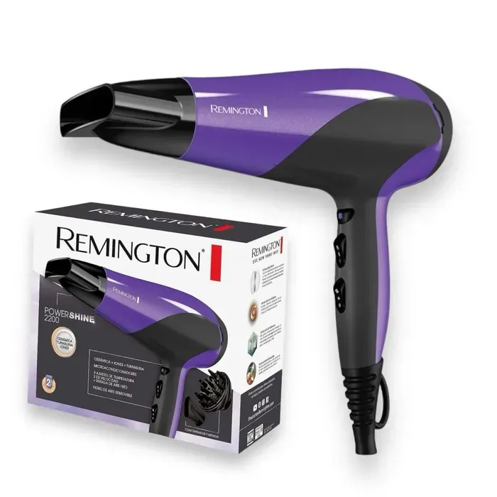 Secador Remington Power Shine Morado I Orignal 