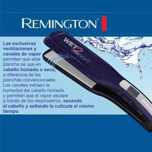 Plancha De Cabello REMINGTON Seca Y Aliza Sobre Mojado I Original