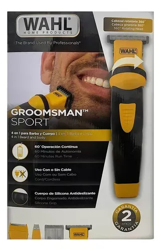 Peluquera Maquina Para Barba WAHL Groomsman Sport I Original 