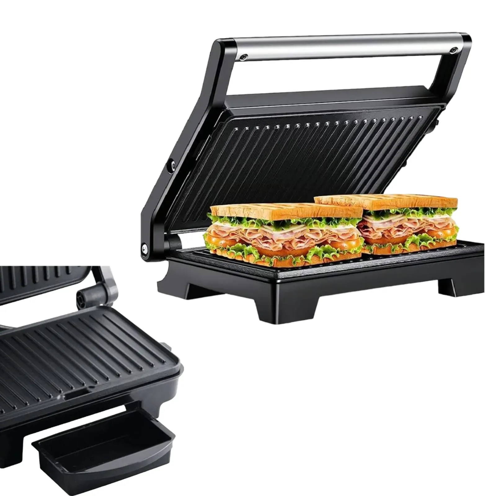 Sandwichera Parrilla Plancha Antiadherente 