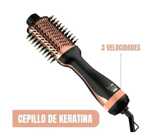 Plancha De Cabello REMINGTON Keratina + Cepillo Secador Keratina 3D