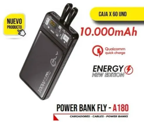 Powerbank 10.000 Mah A-180 Fly