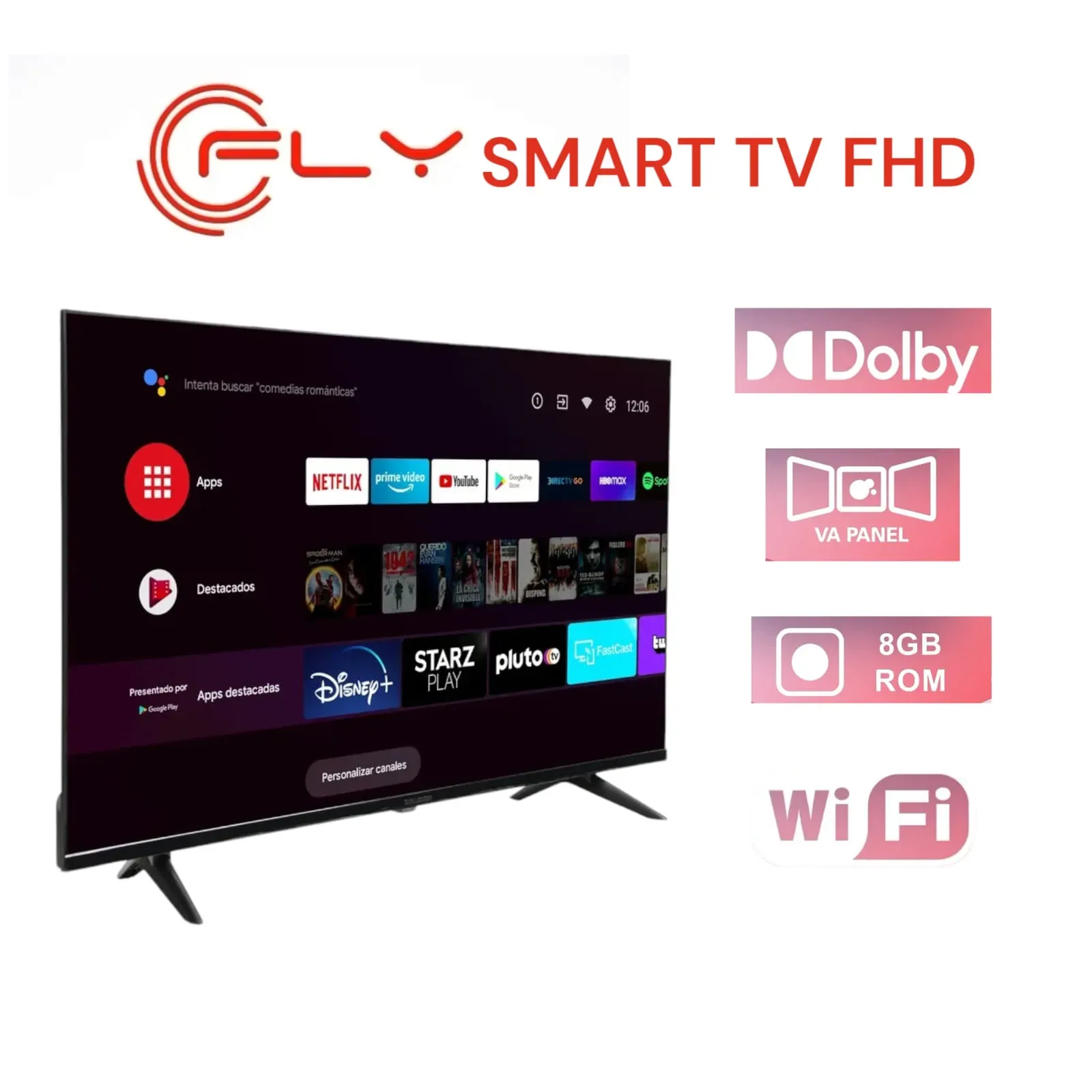 Televisor Smart Tv 43’’Pulgadas FHD Fly 