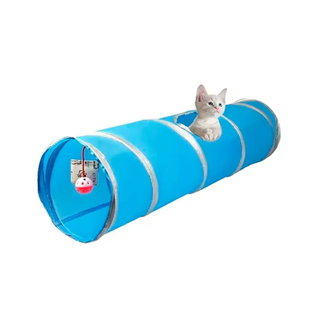 Juguete Interactivo Tunel 90cm Para Gatos